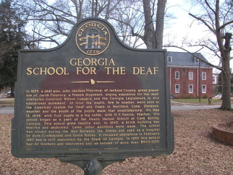Historical marker for GSD  
